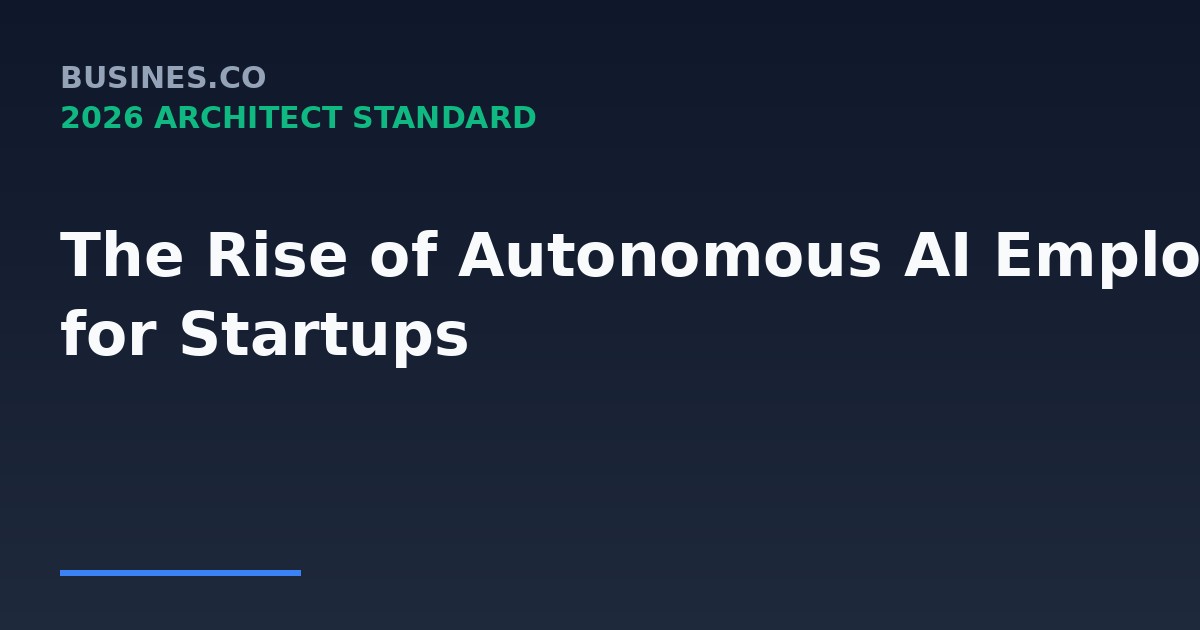 The Rise of Autonomous AI Employees for Startups